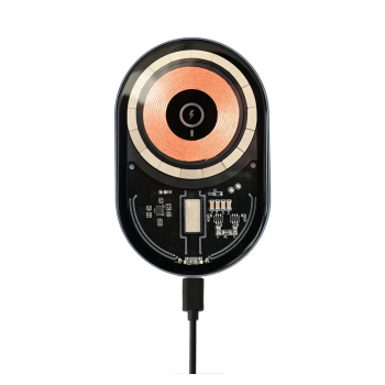 Auto drzac za telefon sa bezicnim punjenjem magnetni 15W transparent TIp 1.