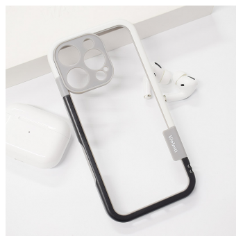 Maska Wallnut Bumper za iPhone 16 Pro Max siva