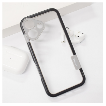 Maska Wallnut Bumper za iPhone 16 crna