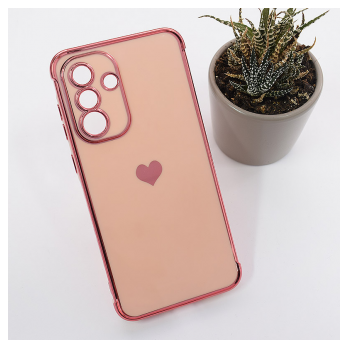 Maska Heart Frame za Samsung A36 5G/ A366B/ A56 5G/ A566B roze