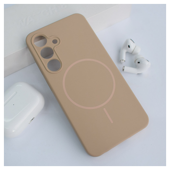 Maska Mag Case PureTone za Samsung S24/ S921B/ S25/ S931B svetlo braon