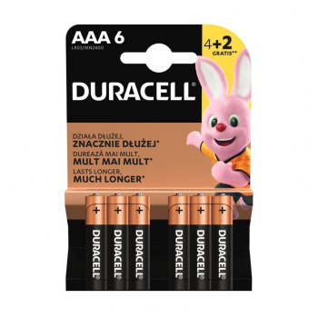 Duracell Basic LR03 1/ 6 1,5V alkalna baterija pakovanje 6kom