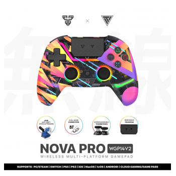 Joypad wireless Fantech WGP14V2 NOVA PRO multiplatform Rainbow