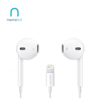 Slusalice NanoBeats NB301 za iPhone Lightning bele