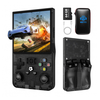 Rucna konzola GAME MASTER R36 Max 64GB transparent crna