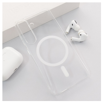 Maska Transparent Mag Case za Samsung S25/ S931B bela
