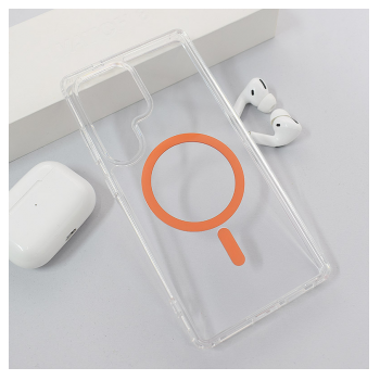 Maska Mag Case Crystal Clear za Samsung S25 Ultra/ S938B narandzasta