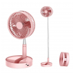 Ventilator sa podesivom visinom i daljinskim upravljacem roze