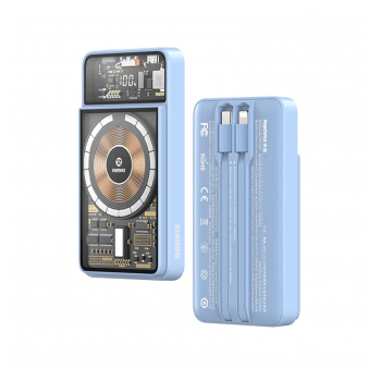 Power Bank REMAX Walking-Phantom RPP-580 Mag Charger 20W+22.5W PD+QC 10000 mAh plavi
