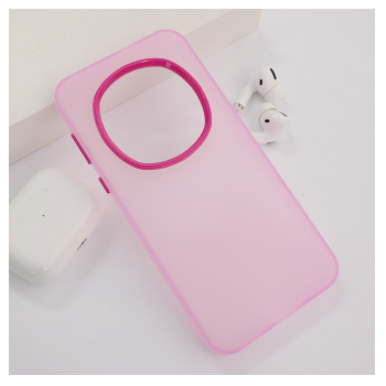 Maska Electro Glow Frame za Honor Magic 7 Pro roze