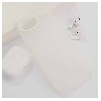 Maska Electro Glow Frame za iPhone 16e/ 17e bela