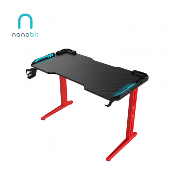 Gaming sto Nanobit NB502 RGB 140cm Ferrari Red