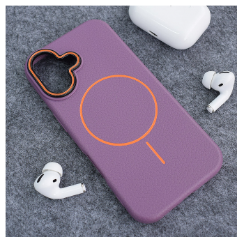 Maska Mag Case Summer Beats za iPhone 16 ljubicasto narandzasta