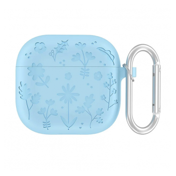 Zastitna futrola Flower za Airpods 3 svetlo plava