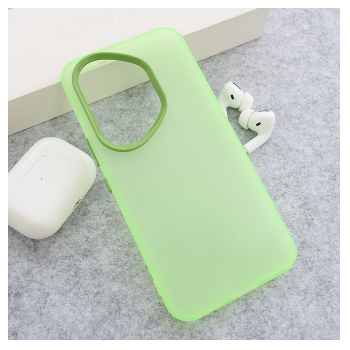 Maska Electro Glow Frame za Honor 400 Pro zelena
