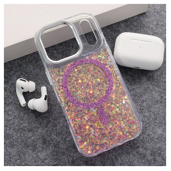 Maska Mag Case Glue za iPhone 17 Pro Max/ 18 Pro Max ljubicasta