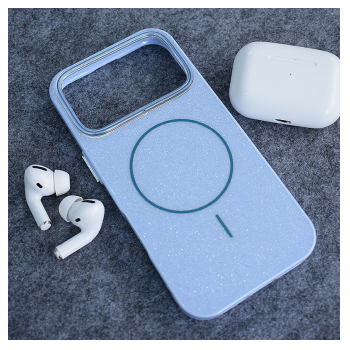 Maska Mag Case Fashion Glitter za iPhone 17 Pro/ 18 Pro svetlo plava