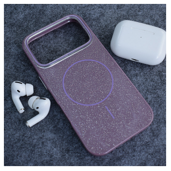 Maska Mag Case Fashion Glitter za iPhone 17 Pro Max/ 18 Pro Max ljubicasta