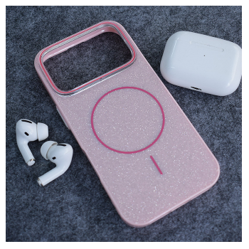 Maska Mag Case Fashion Glitter za iPhone 17 Pro Max/ 18 Pro Max roze