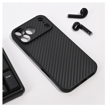 Maska Carbon fiber za iPhone 17 Pro Max/ 18 Pro Max crna