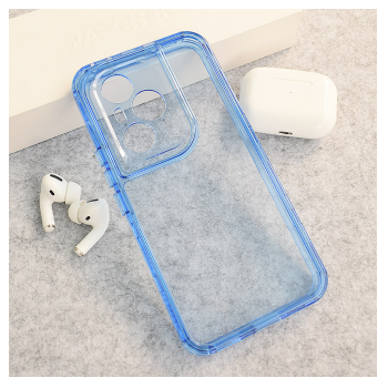 Maska Color Transparent za Honor 400 Pro plava