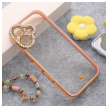 Maska Luxury Crystal Clear za iPhone 17 roze