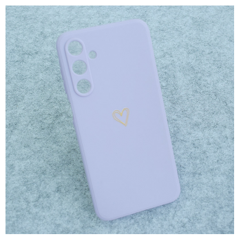 Maska Golden Heartbeat za Samsung A16 5G/ A166B ljubicasta