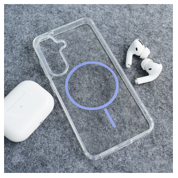 Maska Mag Case Clear Slim za Samsung A16 5G/ A166B ljubicasta