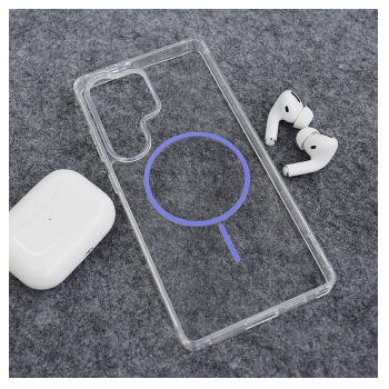 Maska Mag Case Clear Slim za Samsung S25 Ultra/ S938B ljubicasta