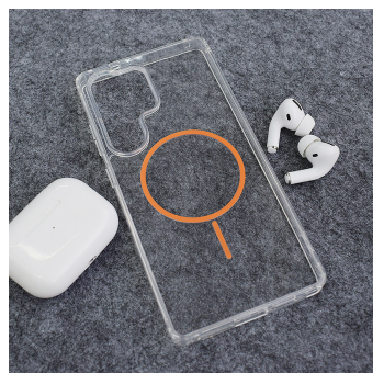 Maska Mag Case Clear Slim za Samsung S25 Ultra/ S938B narandzasta