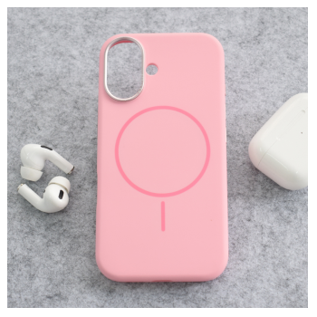 Maska Mag Case Nanobit Pure za iPhone 16 powder roze