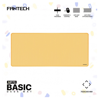 Podloga za mis Fantech MP70 Deskmat zuta