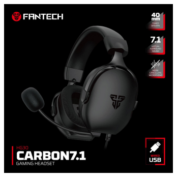 Slusalice Gaming Fantech HG30 Carbon 7.1 crne