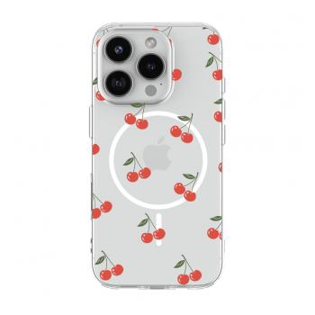Maska Mag Case Nanobit Print za iPhone 16 Pro Sweet Cherry
