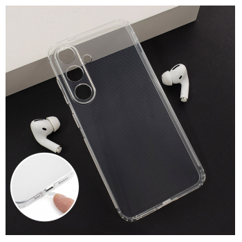 Maska Skin Silikon with pluggy za Samsung A17 5G/ A175F/ A18 5G/ A185F transparent