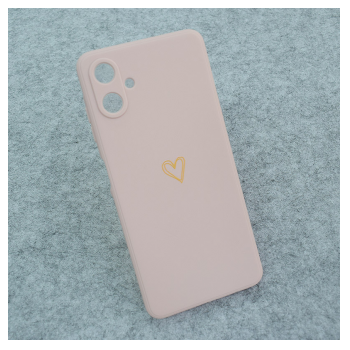 Maska Golden Heartbeat za Samsung A07/ A075F/ A08/ A085F roze