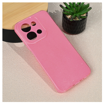 Maska Flash Crystal za Xiaomi Redmi 15C (173mm) roze