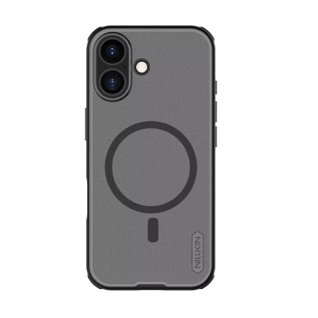 Maska NILLKIN Super Frosted Shield Pro Magnetic za iPhone 17 transparent crna