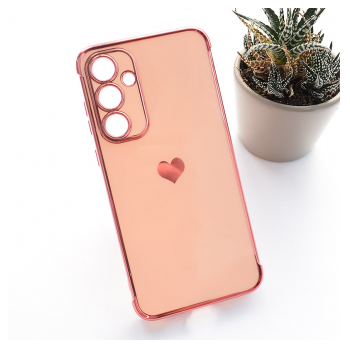 Maska Heart Frame za Samsung S25 FE/ S731B roze