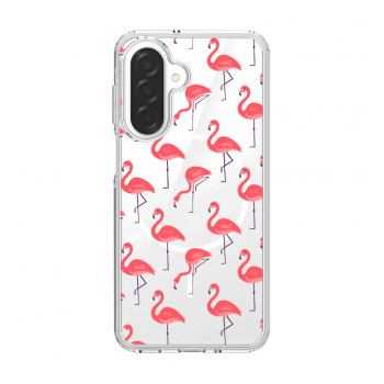 Maska Mag Case Nanobit Print za Samsung A17 5G/ A175F Tropical Flamingos
