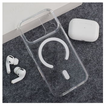 Maska Berlia Glaze Mag Case za iPhone 17 Pro Max transparent