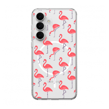 Maska Mag Case Nanobit Print za Samsung S25 FE/ S731B/ S26 FE/ S741B Tropical Flamingos