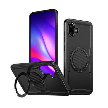Maska Mag Case Ring Armor za Samsung A07/ A075F/ A08/ A085F crna