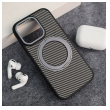 Maska Carbon Stand Mag Case za iPhone 16 Pro crna