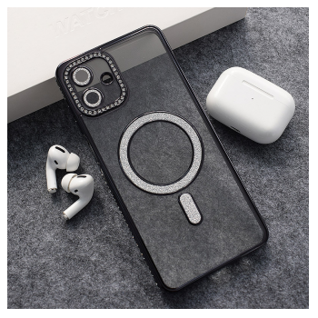 Maska Mag Case Cirkon Camera za Samsung A07/ A075F/ A08/ A085F crna