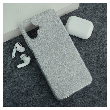 Maska Crystal Dust za Samsung A07/ A075F/ A08/ A085F srebrna