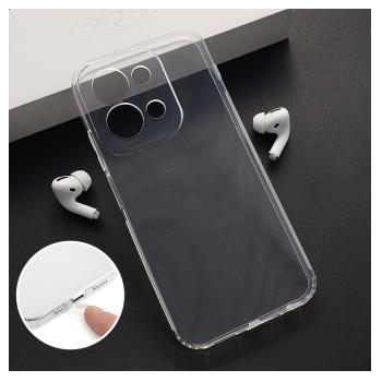 Maska Skin Silikon with pluggy za Xiaomi Redmi 15C (171mm) transparent