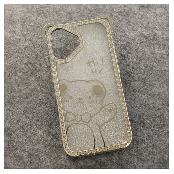 Maska HiBear za iPhone 16 srebrna