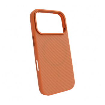 Maska Carbon Wave za iPhone 17 Pro/ 18 Pro narandzasta