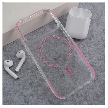 Maska Mag Case Bling za iPhone 17 Pro/ 18 Pro roze